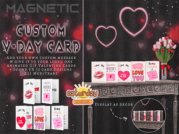 Magnetic - Custom V-day Cards