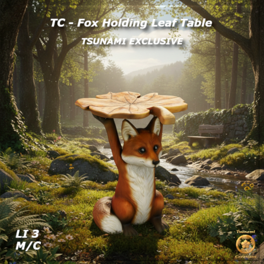 TC - Fox Holding Leaf Table