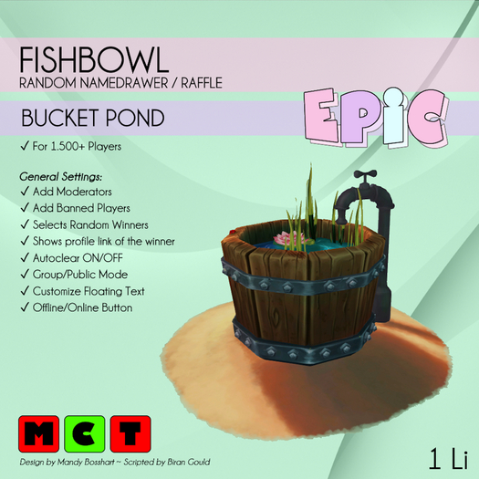 [EPIC FishBowl] Bucket Pond (ADD ME)