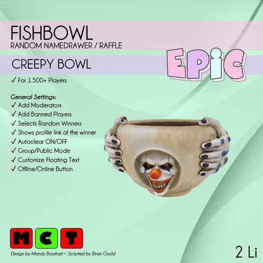 [EPIC FishBowl] Creepy Bowl (ADD ME)