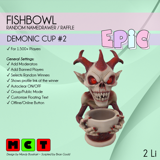 [EPIC FishBowl] Demonic Cup #2 (ADD ME)