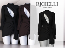 Ricielli - Elain Sweater Dress / Black Darker