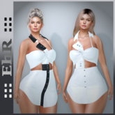 EHR_Shirt Dress_White