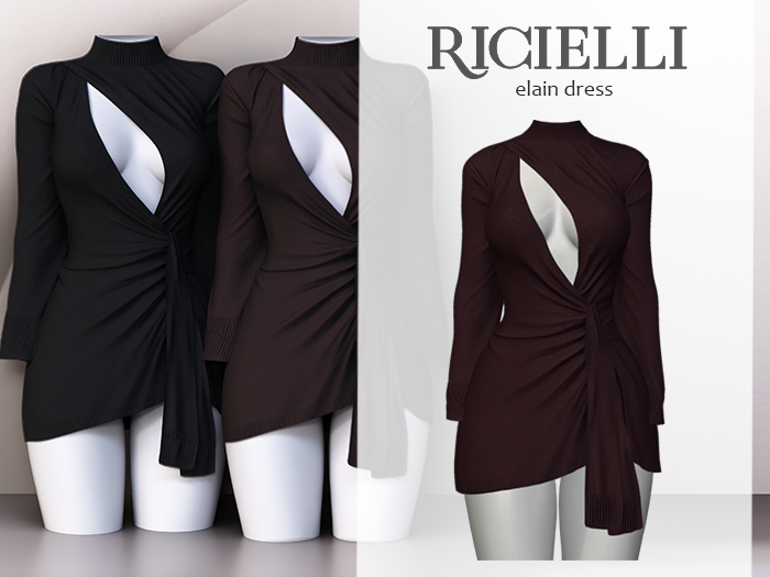 Ricielli - Elain Sweater Dress / Wine