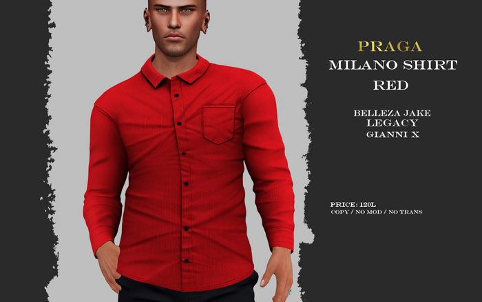 Praga Milano Shirt - Red