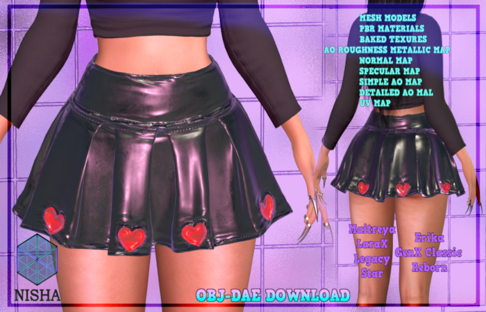 VALENTINES FULL PERM Nisha - Carys skirt full perm mesh Download