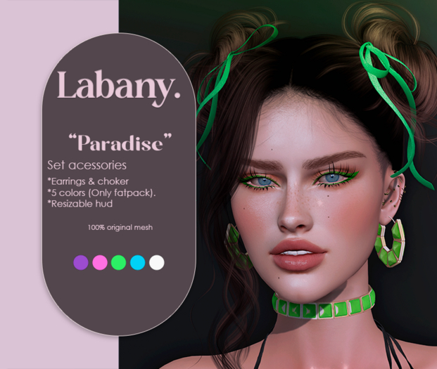 Labany. "Paradise" accessories - All colors