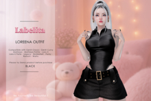[LABELITA] Loreena Outfit Black