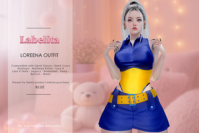[LABELITA] Loreena Outfit Blue