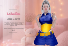 [LABELITA] Loreena Outfit Blue