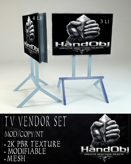 "HandObj" TV Vendor Display (unpack)