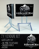 "HandObj" TV Vendor Display (unpack)