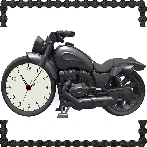 Motorcycle Desk Clock