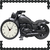 Motorcycle Desk Clock