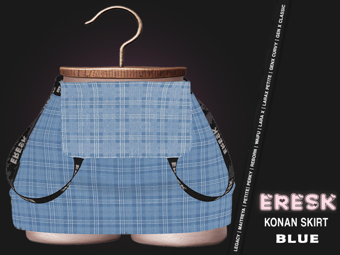 Eresk : Konan Skirt Blue (ADD)