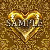 [ Baroque Heart Metal Seamless 01 ] A