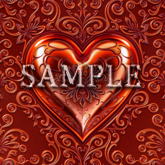 [ Baroque Heart Metal Seamless 01 ] D