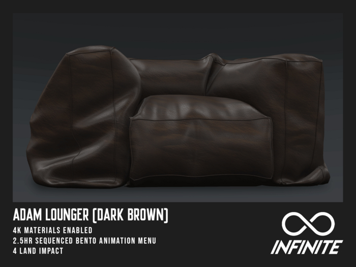Infinite - Adam Lounger (PG) *Dark Brown