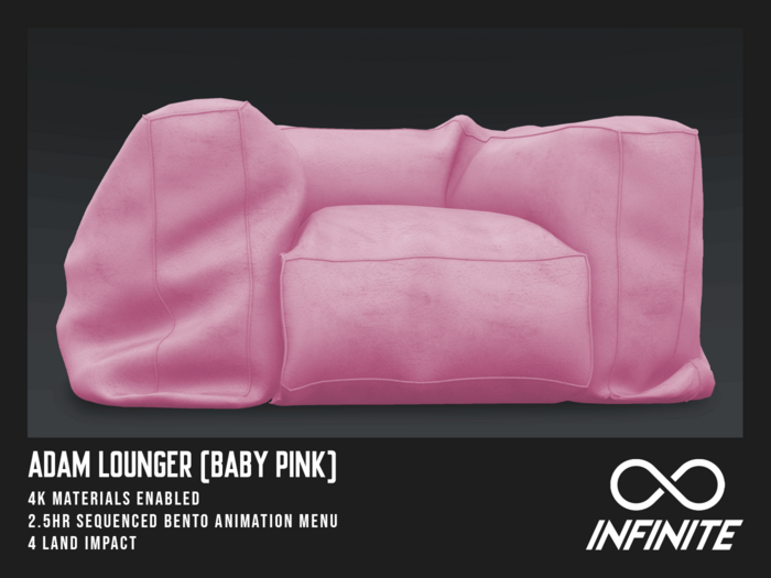 Infinite - Adam Lounger (PG) *Baby Pink