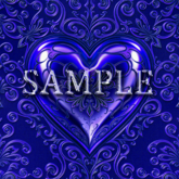 [ Baroque Heart Metal Seamless 01 ] E