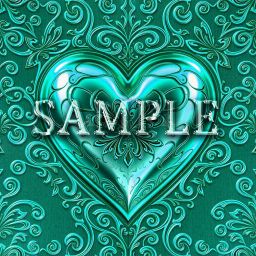 [ Baroque Heart Metal Seamless 01 ] F