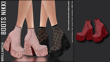 *BRILLANCIA -Boots Nikki /red