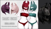 *BRILLANCIA -MASK NIKKI  / black