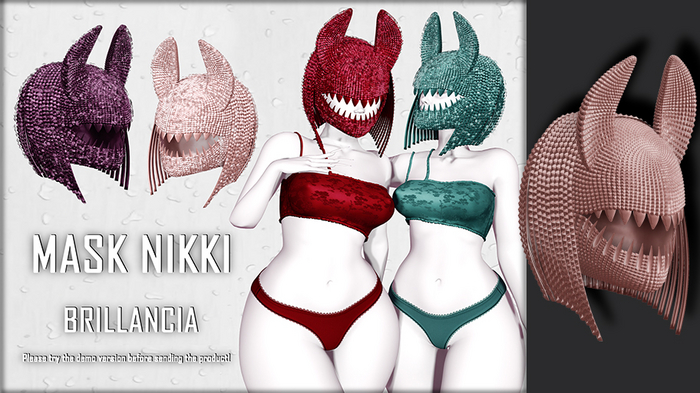 *BRILLANCIA -MASK NIKKI  / pink