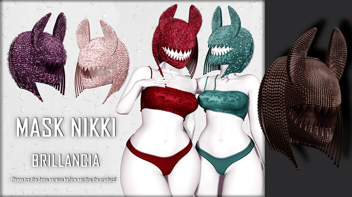 *BRILLANCIA -MASK NIKKI  /brown