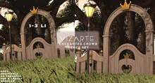 Vizarte. Enchanted Crown Fence Set-White