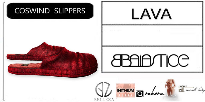 Baiastice_Coswind Slippers-Lava