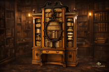 Antique Library Cabin – Rustic Reading Room & Retreat Decor