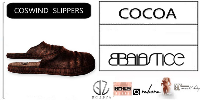Baiastice_Coswind Slippers-Cocoa