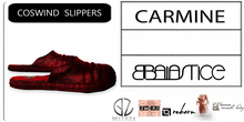 Baiastice_Coswind Slippers-Carmine