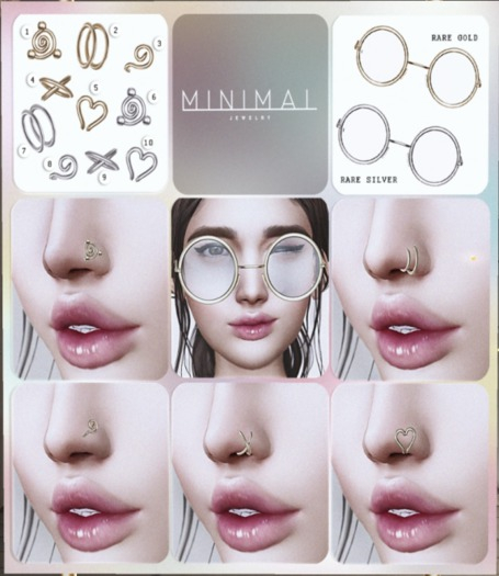 MINIMAL - Gio Glasses -Gold- RARE