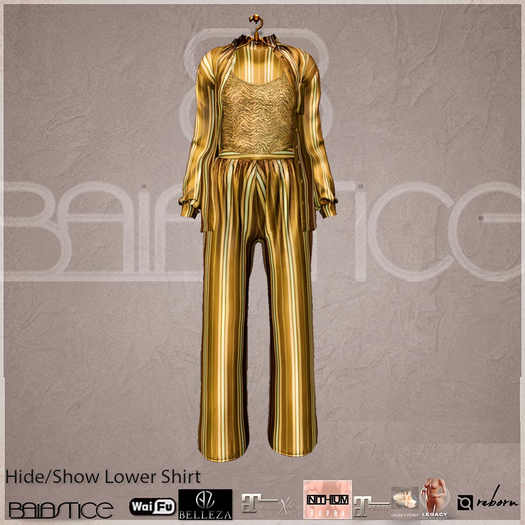 Baiastice_Opium Pyjamas-Golden