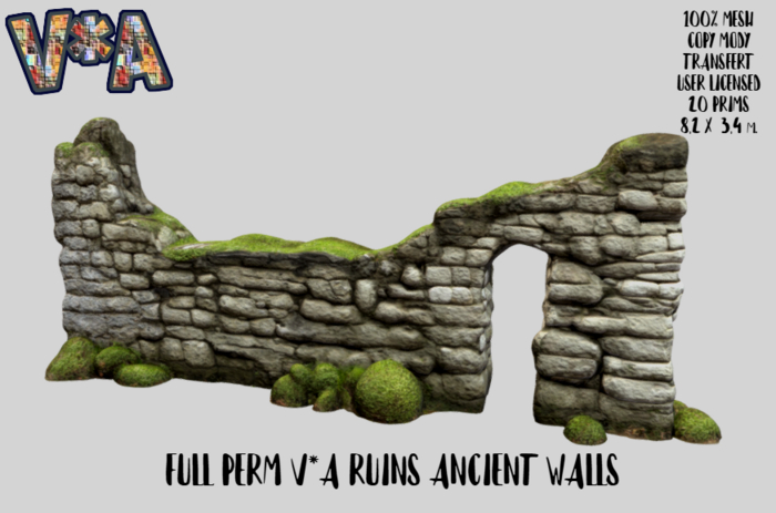 FULL PERM V*A RUINS ANCIENT WALLS