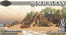 2K PBR Beach Rocks, Seychelles NEW!
