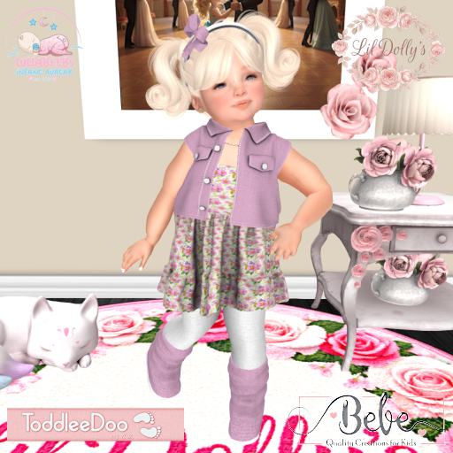 *LilDolly's* Ina Outfit Pink TDB/BB/LB BOXED