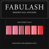 FABULASH - RED BERRY REBORN NAIL APPLIER