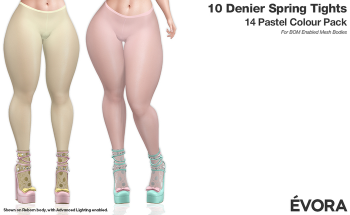 EVORA - 10 Denier Spring Tights