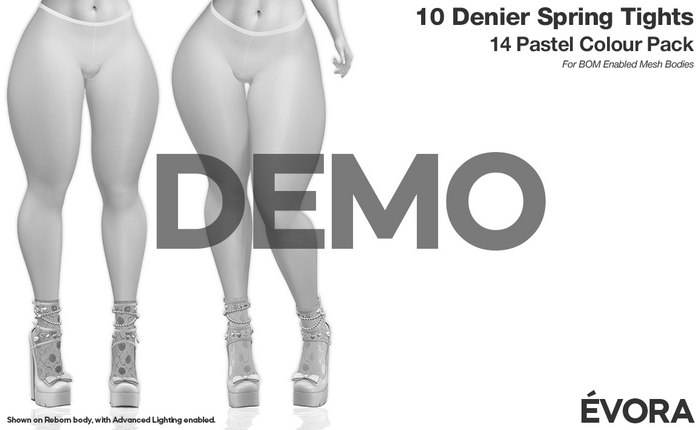 EVORA - 10 Denier Spring Tights - Demo
