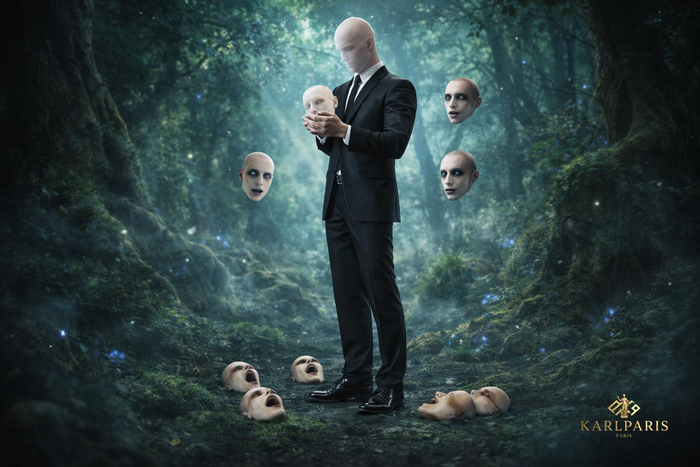 Faceless Man Statue – Dark Psychological Horror Figure