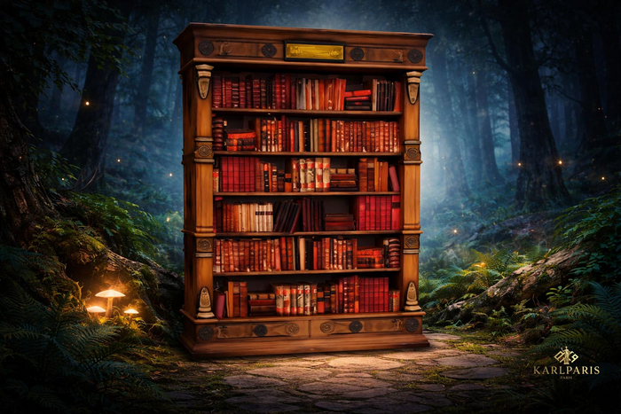 Library of Time – Mystical Timeless Reading Room Decor