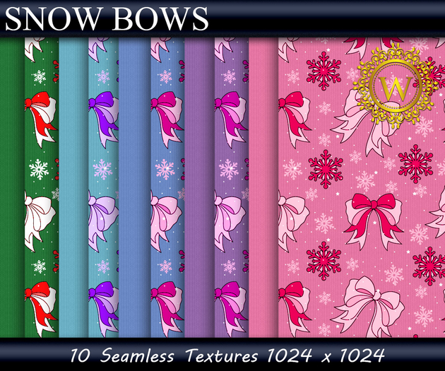 Snow Bows Textures