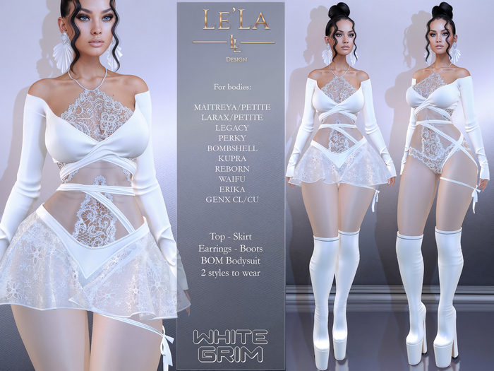 {Le'La} White Grim 