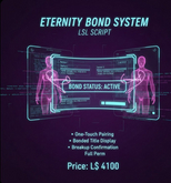 Eternity Bond LSL Script – Couple Pairing, Bond Title Display & Relationship System (Full Perm)