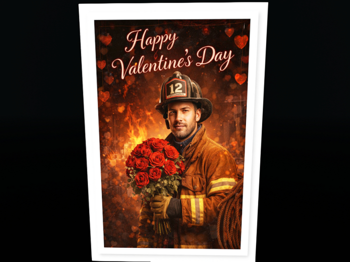 Fireman Valentine