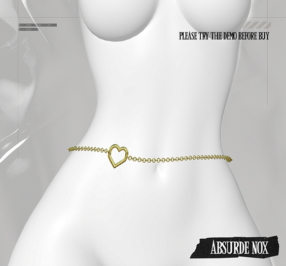 Absurde Nox - Chain Heart // Gold