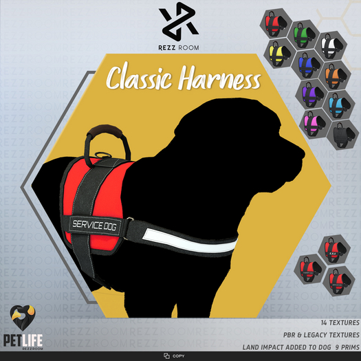 [Rezz Room] Box Labrador Retriever Classic Harness  